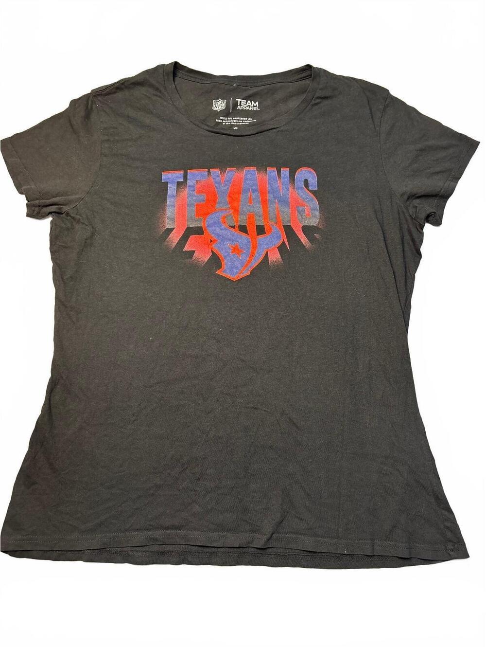 Houston Texans NFL Team Apparel Black Graphic T-Shirt XL